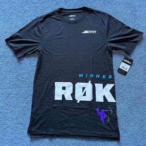 Activision Men's Black Minnesota Rokkr Short Sleeve T-Shirt Size Small NWT